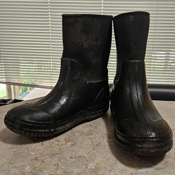 WESTERN CHIEF Black Neoprene Muck Mudders Size 4 - Picture 3 of 10